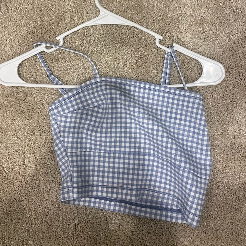 American Eagle Plaid Tank Top